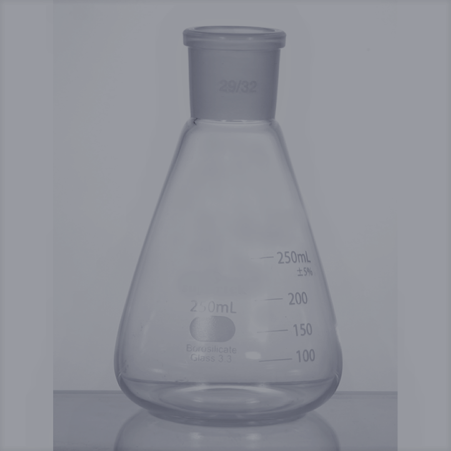 FLASK, ERLENMEYER, CONICAL, WITH JOINT